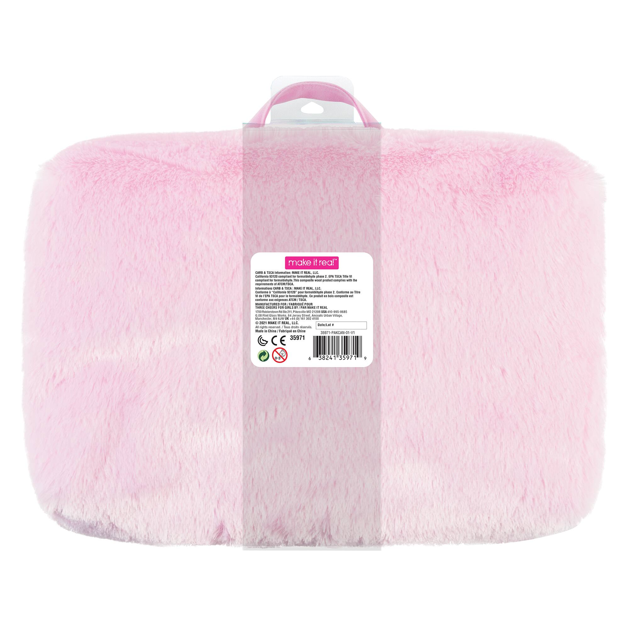 Make It Real™ 3C4G 12" x 17" Triangle Faux Fur Lap Desk